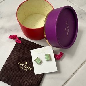 Kate Spade Minty Green/Blue Earrings